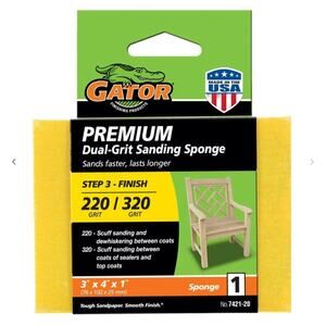 Gator PREMIUM Dual-Grit SANDING SPONGE
